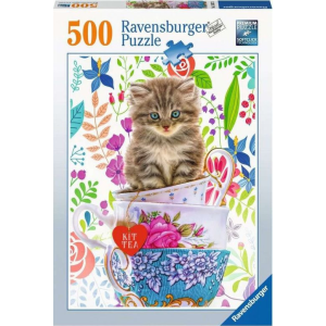 Ravensburger Puzzle 500 cica egy csészében