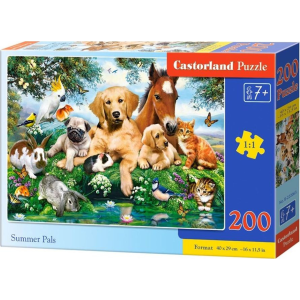 Castorland Puzzle 200 Summer Pals CASTOR