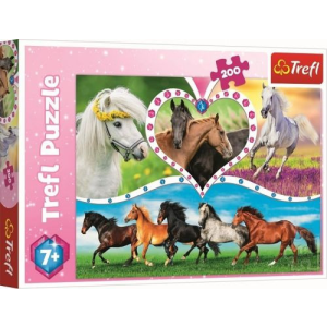 Trefl Puzzle 200 db Gyönyörű lovak 13248 Trefl