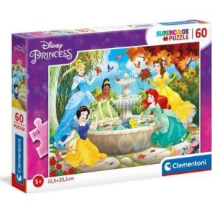 Clementoni Clementoni Puzzle 60 darab Disney Princess. Hercegnők a szökőkútnál 26064