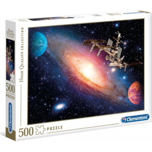 Clementoni Puzzle 500 darabos HQ Nemzetközi Űrállomás