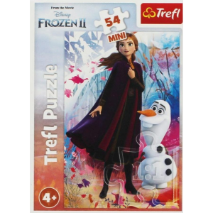 Trefl Puzzle 54 mini Anna és Elsa világában 1