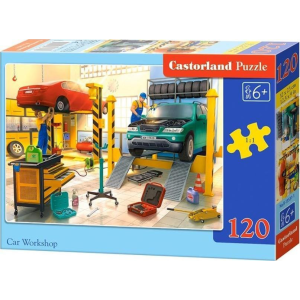 Castorland Puzzle 120 Autóműhely CASTOR