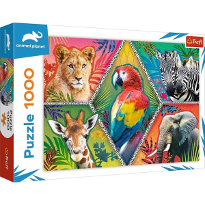 Trefl Puzzle 1000 db Egzotikus állatok Animal Planet