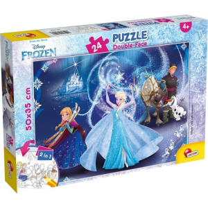 Lisciani kétoldalas puzzle Plus 24 Frozen 2