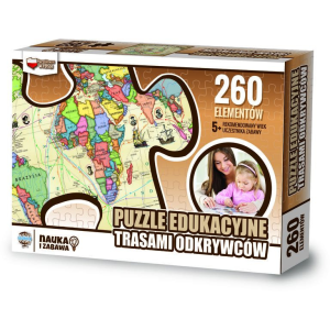 Zachem Puzzle 260 db Felfedezők oktatási útvonalai (8047)