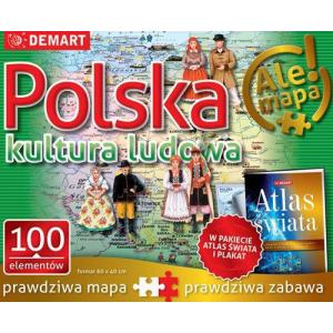 Demart Puzzle: Lengyelország - népi kultúra + atlasz