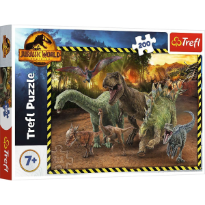 Trefl Puzzle 200 darab dinoszauruszok a Jurassic Parkból