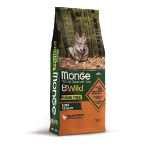  Monge BWild Grain Free Adult All Breed száraz kutyatáp - kacsa burgonyával 2,5 kg