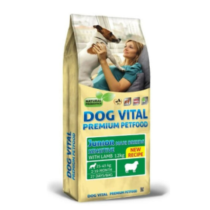 DOG VITAL Junior Sensitive Maxi Breeds Lamb száraz kutyatáp 12kg