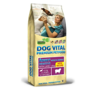 DOG VITAL Adult Sensitive Medium Breeds Lamb száraz kutyatáp12kg