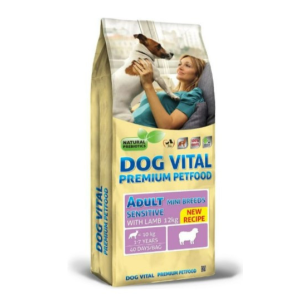 DOG VITAL Adult Sensitive Mini Breeds Lamb száraz kutyatáp 12kg