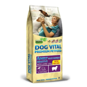 DOG VITAL Adult Sensitive Maxi Breeds Lamb száraz kutyatáp 12kg