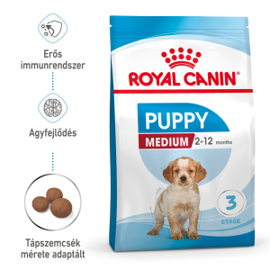 Royal Canin MEDIUM PUPPY - közepes testű kölyök kutya száraztáp 1kg