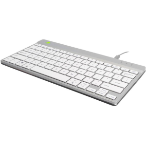 R-GO Tools R-Go Tastatur Compact Break US-Layout Kabel weiß (RGOCOUSWDWH)