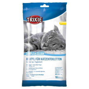 Trixie Simple&#039;n&#039;Clean Bags for Cat Litter Trays - tasak alomtálcákhoz (L) 46x59cm /10db