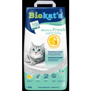 Gimpet Biokats Bianco Fresh - csomósodó macskaalom friss illattal (10kg)
