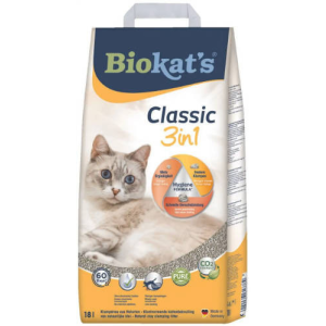 Gimpet Biokats Classic 3 in 1 - csomósodó macskaalom (10liter)