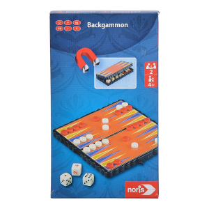 Simba Toys Noris mágneses úti társasjáték - Backgammon