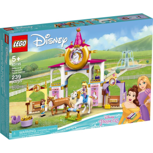 LEGO Disney Princess Belle és Aranyhaj királyi istállói (43195)