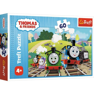 Trefl : Thomas és barátai - Vonatok XXL puzzle - 60 darabos