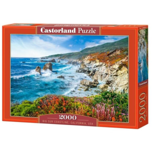 Castorland 2000 db-os puzzle - Big Sur partvonal, Kalifornia, USA (C-200856)