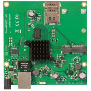 MIKROTIK RBM11G | Router | 1x RJ45 1000Mb/s, 1x miniPCI-e, 1x SIM