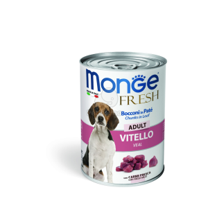  Monge Dog Fresh Adult konzerv - borjú 400 g