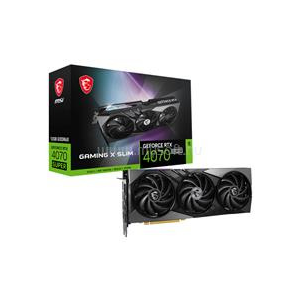 MSI Videokártya nVidia GeForce RTX 4070 SUPER GAMING X SLIM 12GB GDDR6X (V513-619R)
