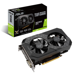Asus GeForce GTX 1650 4GB GDDR6 TUF Gaming OC Edition Videokártya (TUF-GTX1650-O4GD6-GAMING)