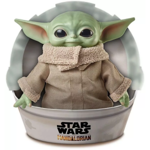 Mattel Star Wars: Baby Yoda plüssfigura - 28 cm