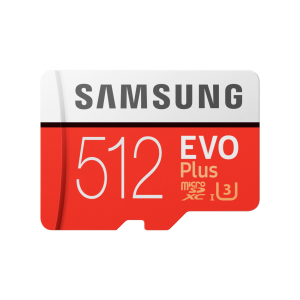 Samsung 512GB EVO Plus (2020) microSDXC UHS-I CL10 memóriakártya + Adapter