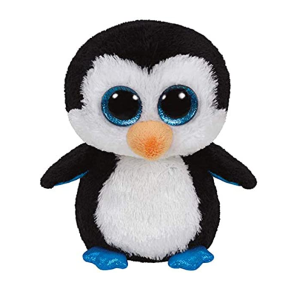 TY Inc. TY Waddles pingvin fekete plüssfigura - 15 cm