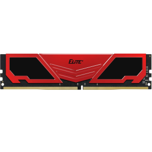 Teamgroup 8GB /2666 Elite Plus DDR4 RAM - Fekete/Piros