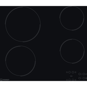 Indesit AAR 160 C Beépíthető kerámia főzőlap - Fekete