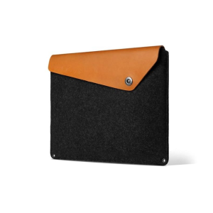 Mujjo Envelope Sleeve 16" MacBook Pro tok - Fekete/barna