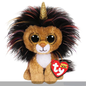 TY Inc. Ty Beanie Boos: Ramsey egyszarvú oroszlán plüss figura - 15 cm