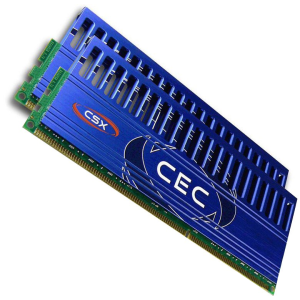 CSX 4GB / 800MHz DDR2 Desktop RAM KIT (2 x 2GB)