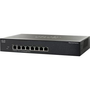 Cisco SF302-08 8 LAN 10/100Mbps, 1 miniGBIC menedzselhető rack switch