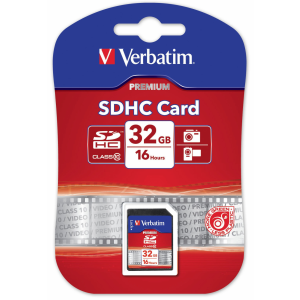 Verbatim Premium SDHC 32GB UHS-I V10 U1