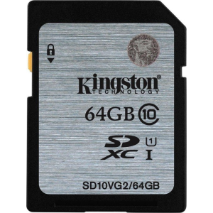 Kingston 64GB SDXC Class10 UHS-I 45MB/s Read Flash Card