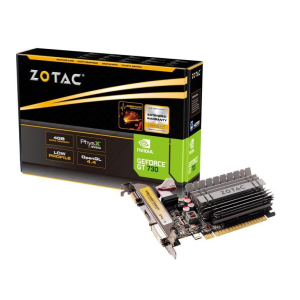 ZOTAC GeForce GT 730 Zone Edition Low Profile, 4GB DDR3 Videókártya (ZT-71115-20L)