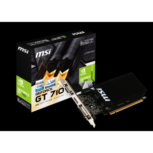 MSI GeForce GT 710 2GB DDR3 LP Videókártya (GT 710 2GD3H LP (V809-2000R))