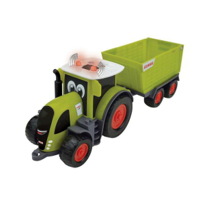 Happy People Claas Traktor utánfutóval - Zöld