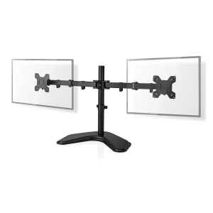 Nedis MMDOSD110BK 15"-32" LCD TV/Monitor asztali tartó - Fekete (2 kijelző)