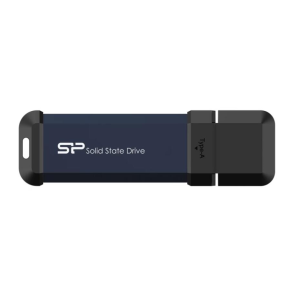 Silicon Power 500GB MS60 USB 3.2 Külső SSD - Kék (SP500GBUF3S60V1B)