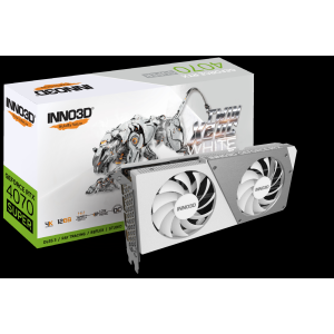 INNO3D GeForce RTX 4070 Super 12GB GDDR6X Twin X2 OC White Videókártya (N407S2-126XX-186162W)