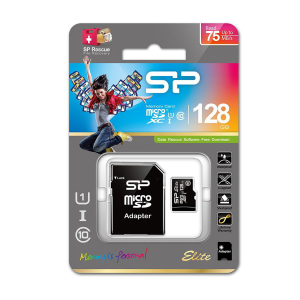 Silicon Power 128GB Elite microSDXC UHS-I CL10 memóriakártya + Adapter