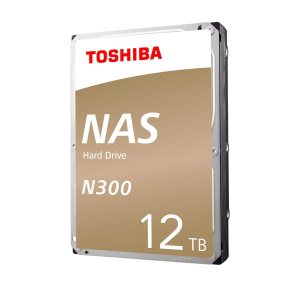 Toshiba 12TB N300 SATA3 3.5" NAS HDD (Bulk) (HDWG21CUZSVA)