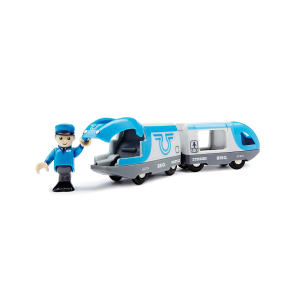 BRIO World Elemes utasszállító vonat - Kék